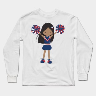 African American Girl, Cheerleaders, Cheerleading Long Sleeve T-Shirt